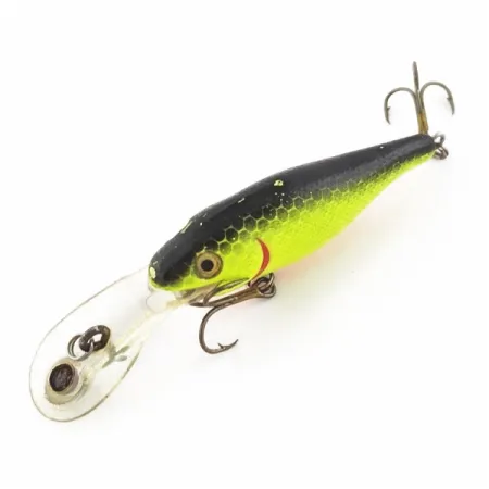Rebel Double Deep Shad, 5g Chartreuse, Djupgående wobbler #24156
