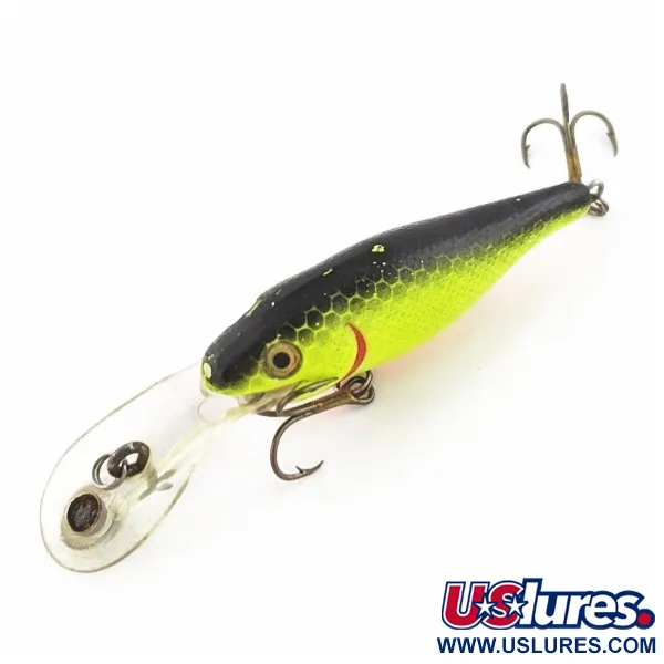 Rebel Double Deep Shad, 5g Chartreuse, Djupgående wobbler #24156
