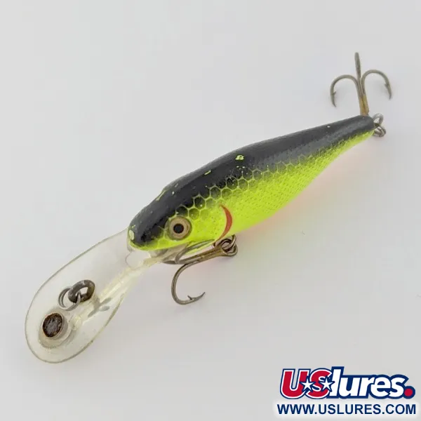 Rebel Double Deep Shad, 5g Chartreuse, Djupgående wobbler #24156