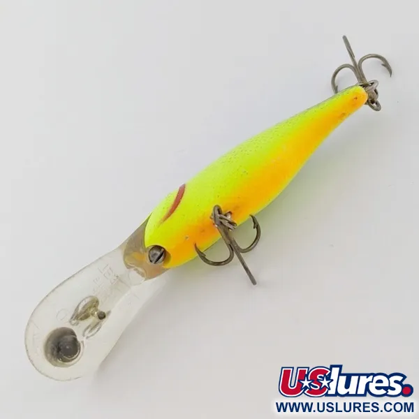 Rebel Double Deep Shad, 5g Chartreuse, Djupgående wobbler #24156