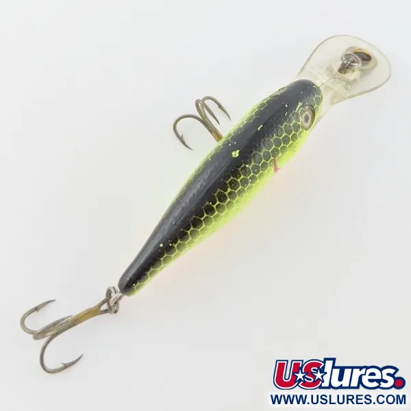 Rebel Double Deep Shad, 5g Chartreuse, Djupgående wobbler #24156