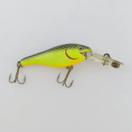 Rebel Double Deep Shad, 5g Chartreuse, Djupgående wobbler #24156