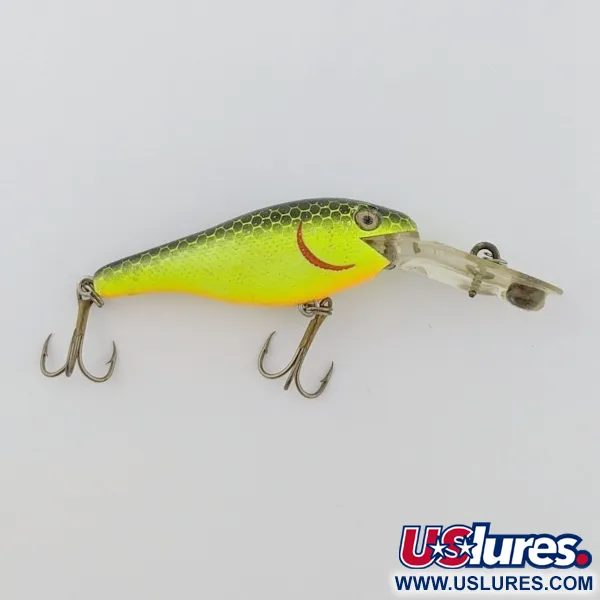 Rebel Double Deep Shad, 5g Chartreuse, Djupgående wobbler #24156