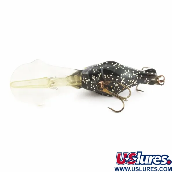 Luhr Jensen Hot Lips Express, Black Glitter, 11g, Vobbler #24157