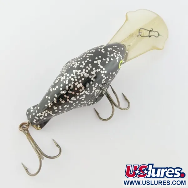 Luhr Jensen Hot Lips Express, Black Glitter, 11g, Vobbler #24157