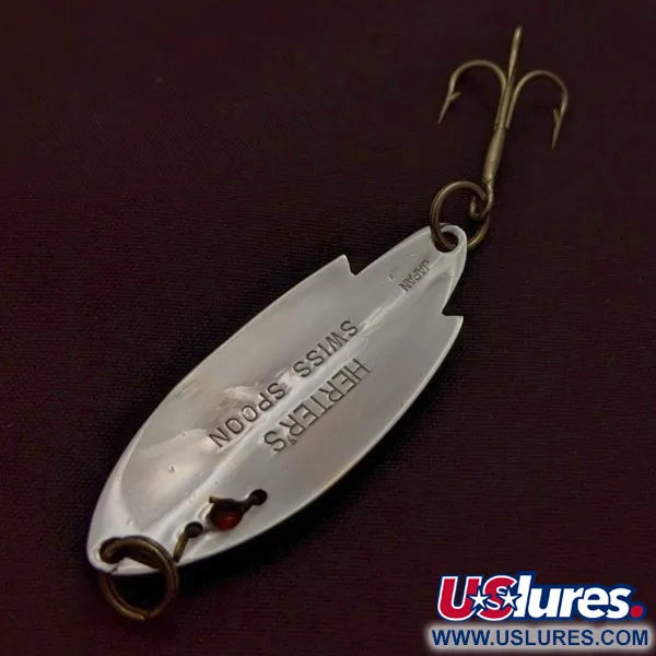 Herter's Swiss Spoon, 7g nickel/röda ögon, skeddrag #24161