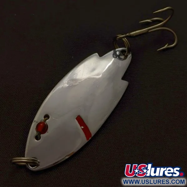 Herter's Swiss Spoon, 7g nickel/röda ögon, skeddrag #24161