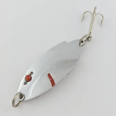 Herter's Swiss Spoon, 7g nickel/röda ögon, skeddrag #24161