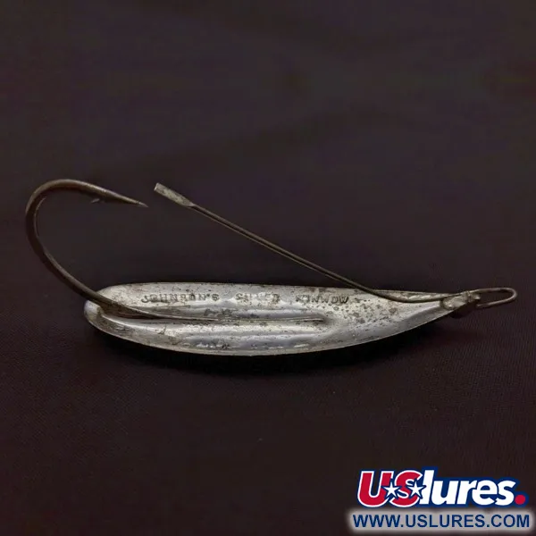 Johnson Silver Minnow Weedless, 21g Silver, Skeddrag #24170