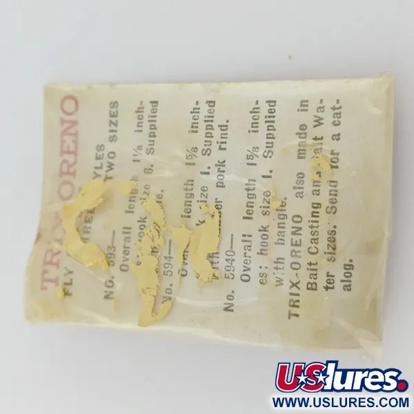 South Bend Trix-Oreno 594, 2g silver/röd, flugspödrag #24176