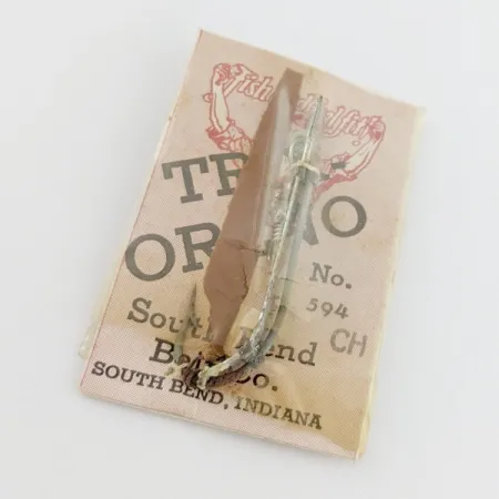 South Bend Trix-Oreno 594, silver/röd, 2g, flugfiskedrag #24177