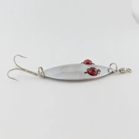 Hofschneider Red Eye Wiggler, 25g, Nickel/Röd, Skeddrag #24196