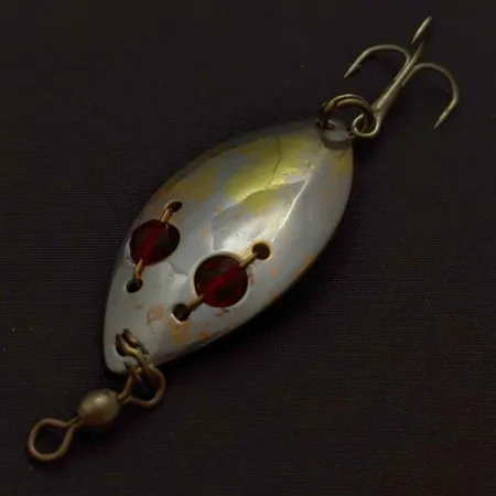 Hofschneider Red Eye Junior, silver/mässing, 6,5g, Skeddrag #24210