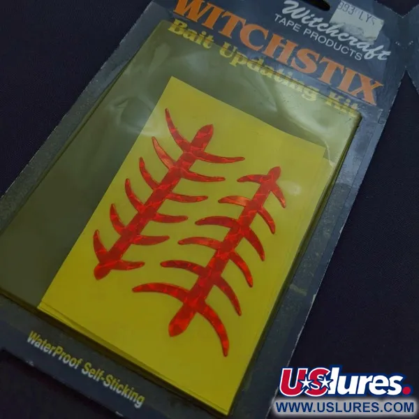Witchcraft Witchstix Bait Update Kit, röd hologram, vattentäta dekaler #24256