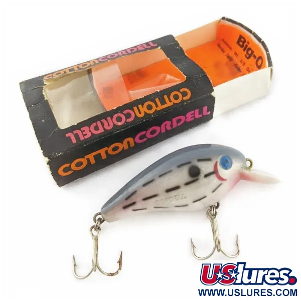 Cotton Cordell Big O, 14g Blue eyes Bar Fish, Wobbler #24266