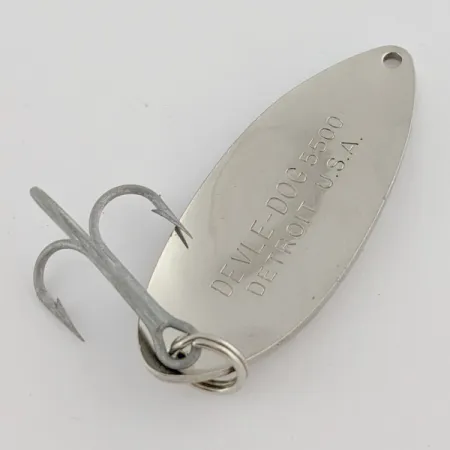 Eppinger Dardevle Devle Dog 5500 Detroit (1980-tal), Nickel, 21g, Skeddrag #24271