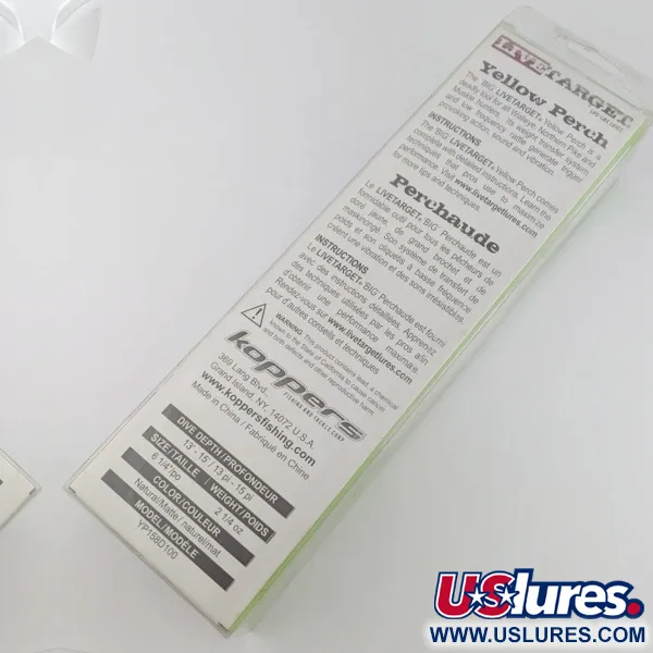 LiveTarget Yellow Perch 16, 90g, Yellow Perch, Djupgående vobbler #24273