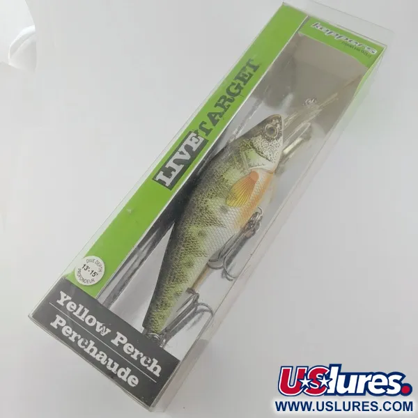 LiveTarget Yellow Perch 16, 90g, Yellow Perch, Djupgående vobbler #24273