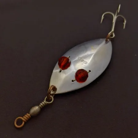 Gibbs Ruby Eye Wiggler, silver/röd, 25g, Skeddrag #24277