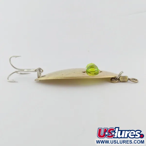 Hofschneider Red Eye Wiggler, guld/grön, 25g, skeddrag #24288