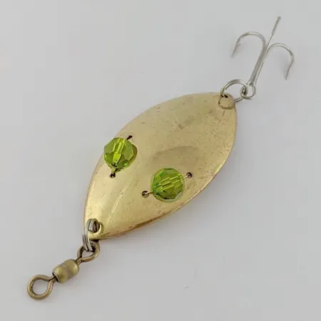 Hofschneider Red Eye Wiggler, guld/grön, 25g, skeddrag #24288