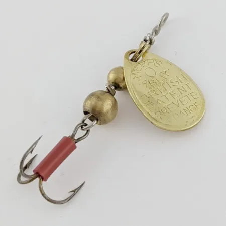 Mepps Aglia 0 (1960-tal), 2,5g, guld, spinnare #24289