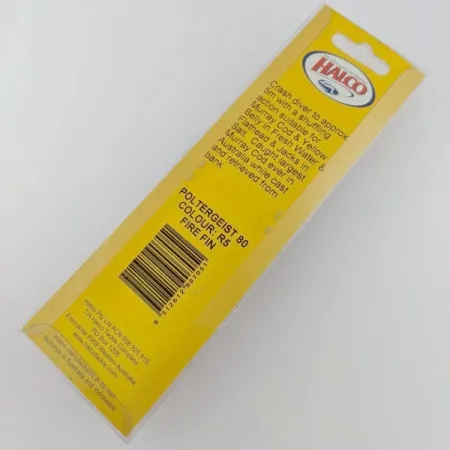 Halco Poltergeist 80, 17g Fire Fin, djupgående wobbler #24305