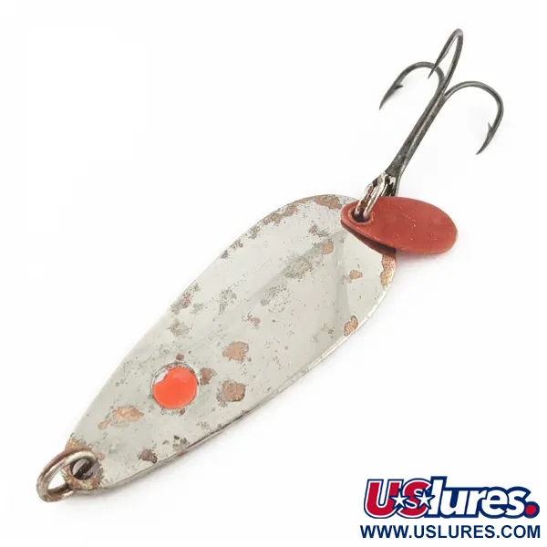 Les Davis Hotrod, 14g, nickel/röd, Skeddrag #24306