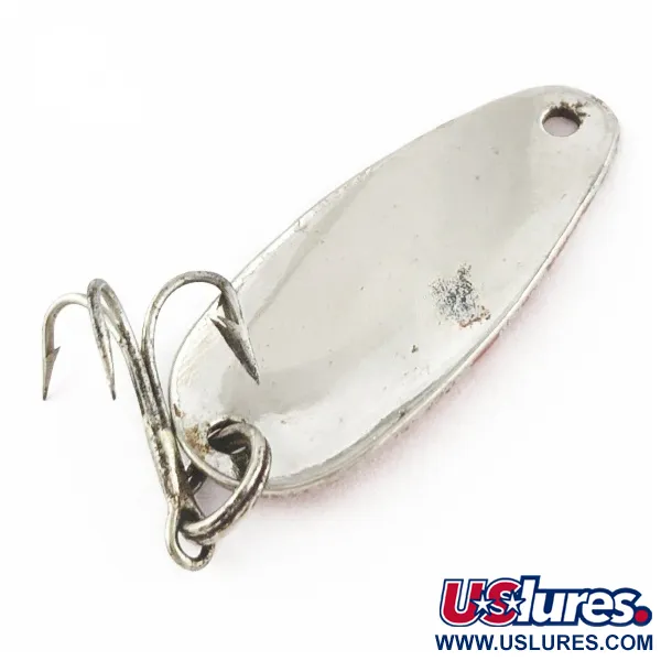 Dura-Pak Dura Pack Spoon, Nickel/Röd/Vit, 4g, Skeddrag #24316