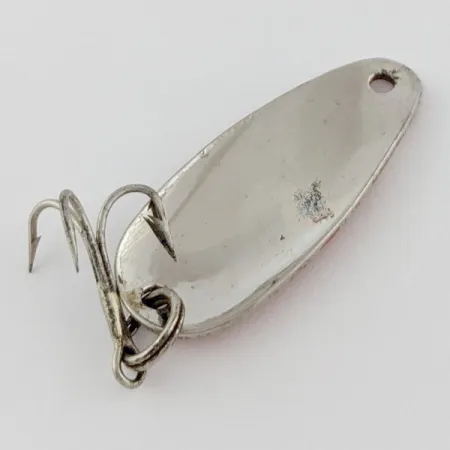 Dura-Pak Dura Pack Spoon, Nickel/Röd/Vit, 4g, Skeddrag #24316