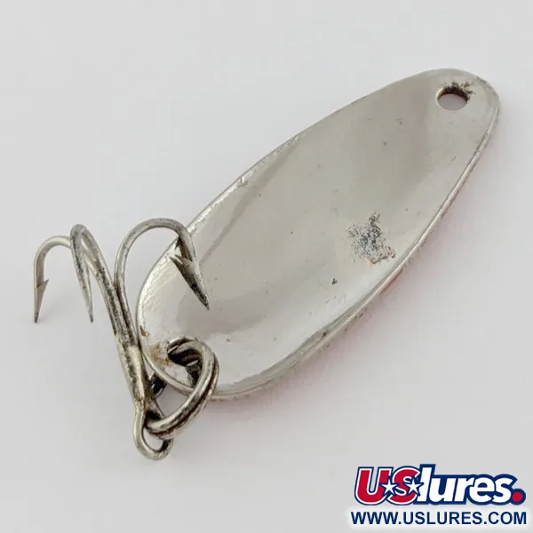 Dura-Pak Dura Pack Spoon, Nickel/Röd/Vit, 4g, Skeddrag #24316