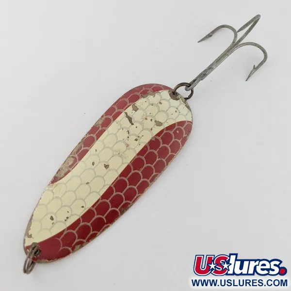 Eppinger Dardevle Huskie Junior Detroit (1950s), 58g, nickel/röd, skeddrag #24338