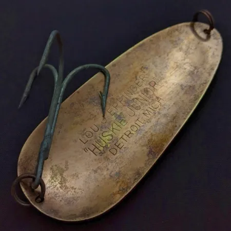 Eppinger Dardevle Huskie Junior Detroit (1950s), 58g, nickel/röd, skeddrag #24338