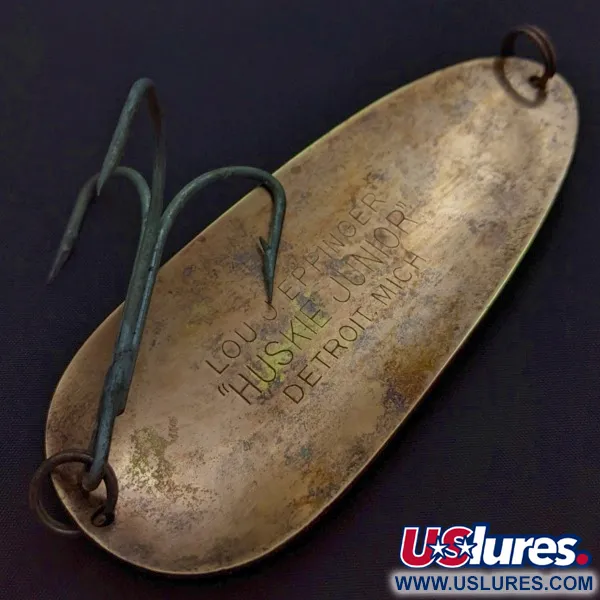 Eppinger Dardevle Huskie Junior Detroit (1950s), 58g, nickel/röd, skeddrag #24338