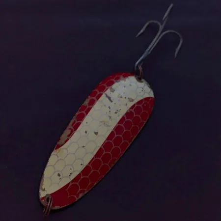 Eppinger Dardevle Huskie Junior Detroit (1950s), 58g, nickel/röd, skeddrag #24338