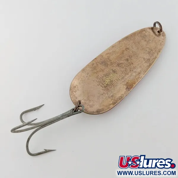 Eppinger Dardevle Huskie Junior Detroit (1950s), 58g, nickel/röd, skeddrag #24338