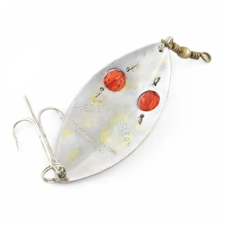 Hofschneider Red Eye Wiggler, 25g silver/mässing/röda ögon, Skeddrag #24361