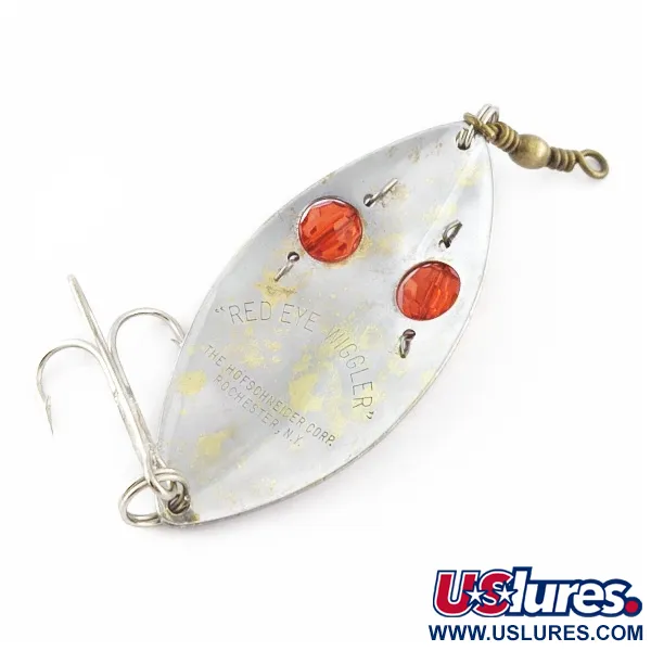 Hofschneider Red Eye Wiggler, 25g silver/mässing/röda ögon, Skeddrag #24361