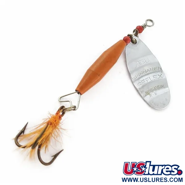 Abu Garcia Spinnaren Reflex, Nickel/Röd, 7g, Spinnare #24392