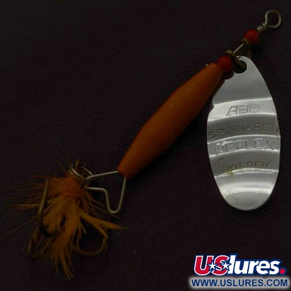 Abu Garcia Spinnaren Reflex, Nickel/Röd, 7g, Spinnare #24392