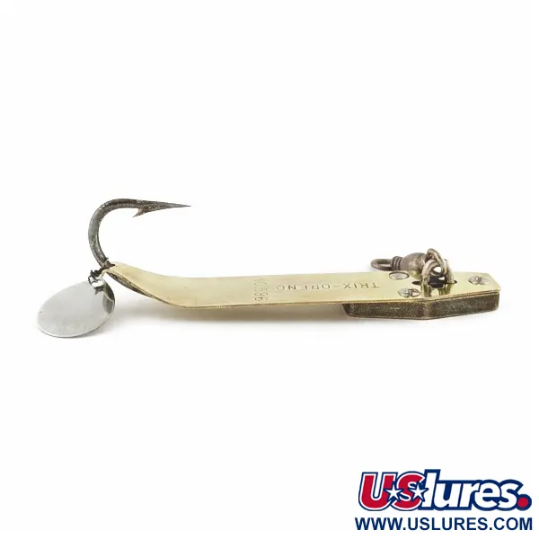 South Bend Trix-Oreno 596, 21g guld, flugfiskedrag #24395