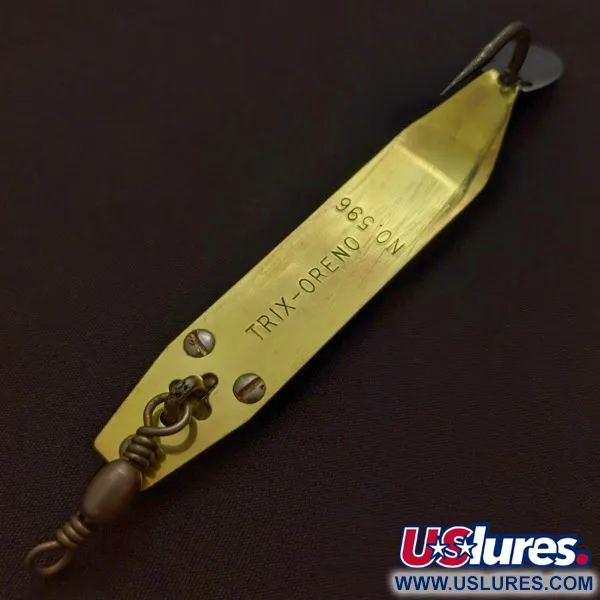 South Bend Trix-Oreno 596, 21g guld, flugfiskedrag #24395