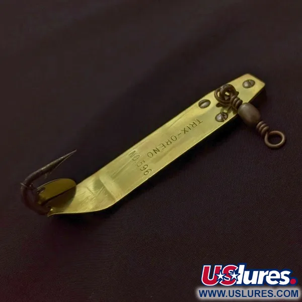 South Bend Trix-Oreno 596, 21g guld, flugfiskedrag #24395