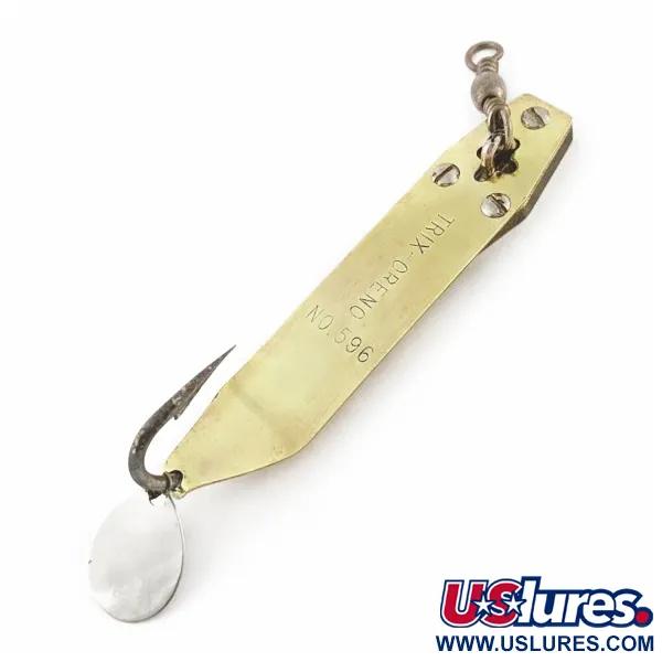 South Bend Trix-Oreno 596, 21g guld, flugfiskedrag #24395