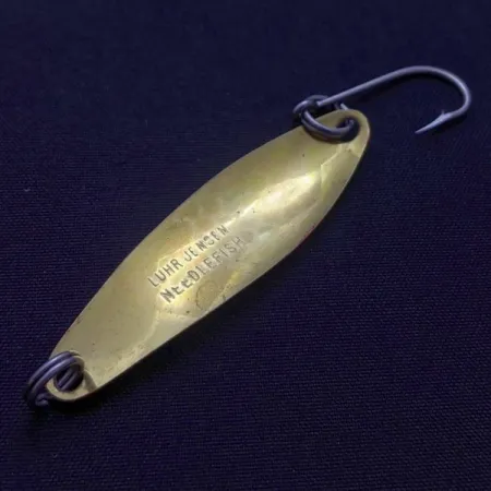 Luhr Jensen Needlefish 2, 3g vit/röd/mässing, trollingdrag #24417