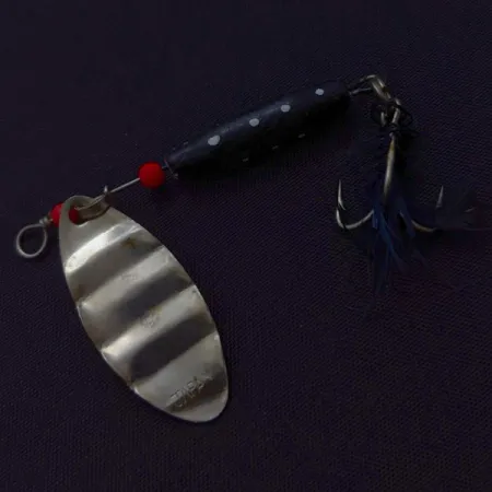 Dolphin Marble, 7g, nickel/svart, spinnare #24421