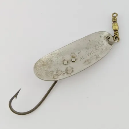 Al Wilson Wilson's Fluted Wobbler, 4g, Nickel, Skeddrag #24423