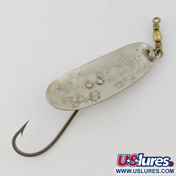 Al Wilson Wilson's Fluted Wobbler, 4g, Nickel, Skeddrag #24423