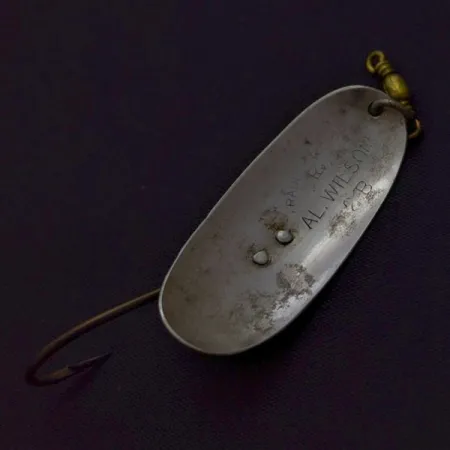 Al Wilson Wilson's Fluted Wobbler, 4g, Nickel, Skeddrag #24423