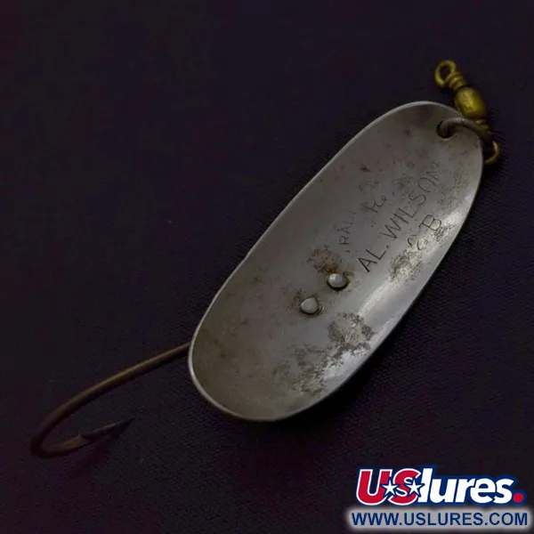 Al Wilson Wilson's Fluted Wobbler, 4g, Nickel, Skeddrag #24423